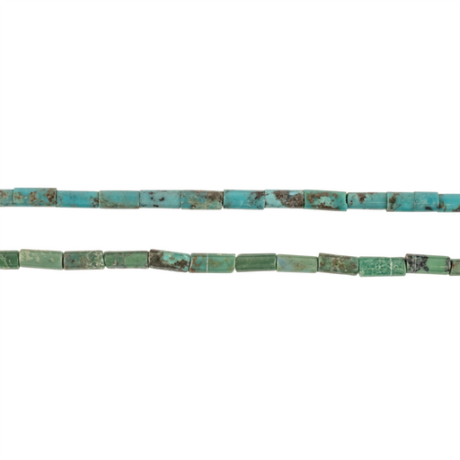 Blue Turquoise Tube Beads (5x2mm)