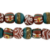 Premium Brown Medley Krobo Beads