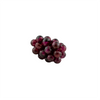 Vintage Garnet Crochet Bead (13x9mm, Single Bead)