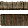 Old West African British Colonial Coin Beads #17677