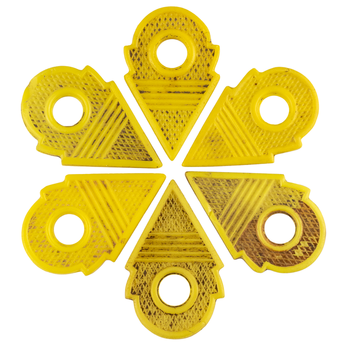 Yellow Vintage Glass Talhakimt Pendant