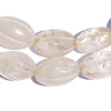 Nepali Carved Quartz Stone Beads (21x16mm)