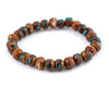 Honey Brown Nepal Mala Bracelet