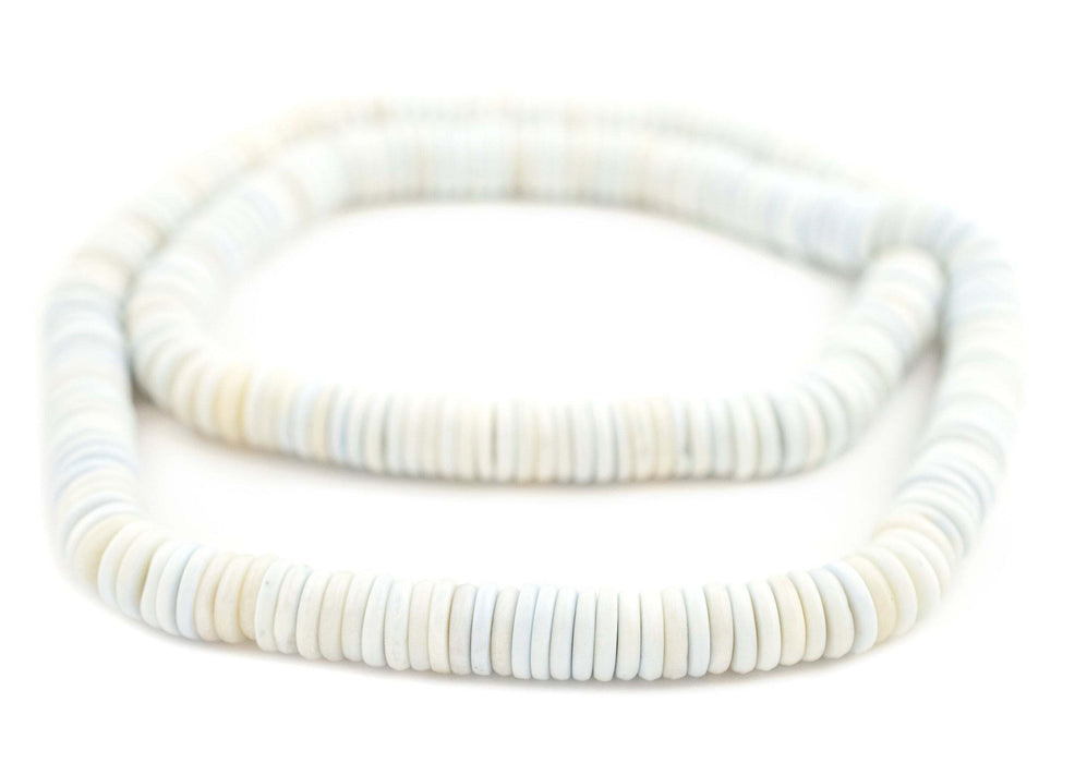 Pastel Blue Bone Button Beads (10mm)
