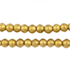 Round Brass Ethiopian Beads (6-7mm)