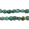 Dark Aqua Turquoise Nugget Beads (7-8mm)