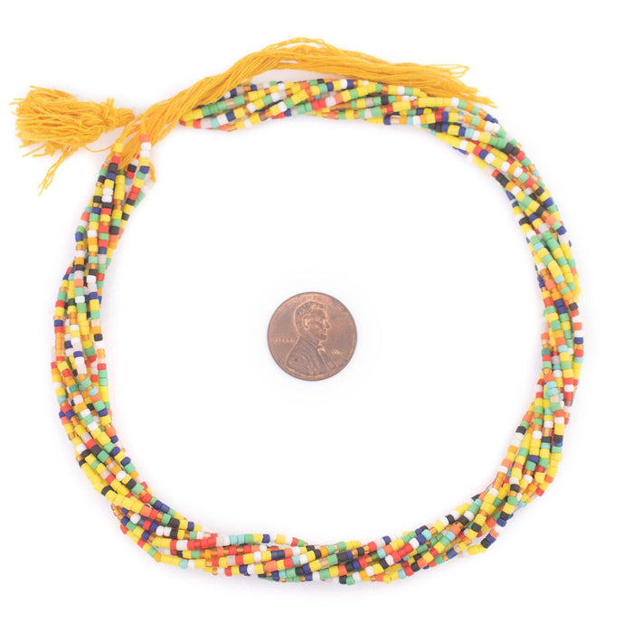 House Medley Afghan Tribal Seed Beads (10 Strands)