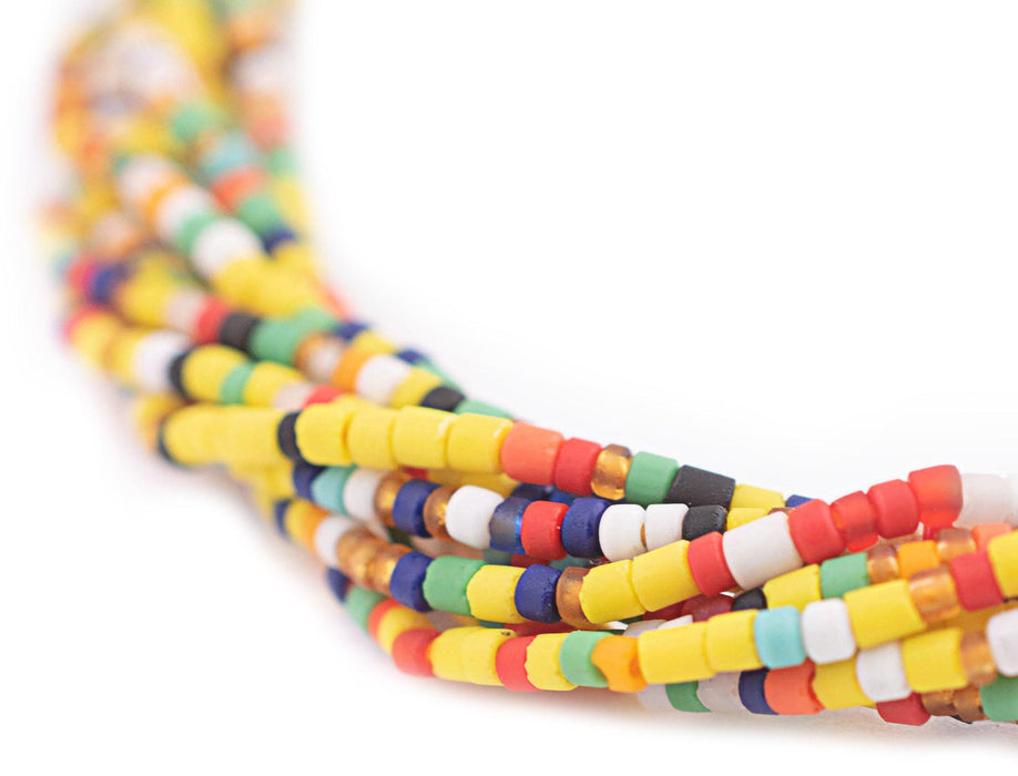 House Medley Afghan Tribal Seed Beads (10 Strands)