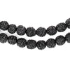 Black Rudraksha Mala Prayer Beads (8mm)