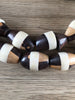 Hidden Gems: Inlaid Wooden Kenyan Bone Beads (2 Defective Beads)