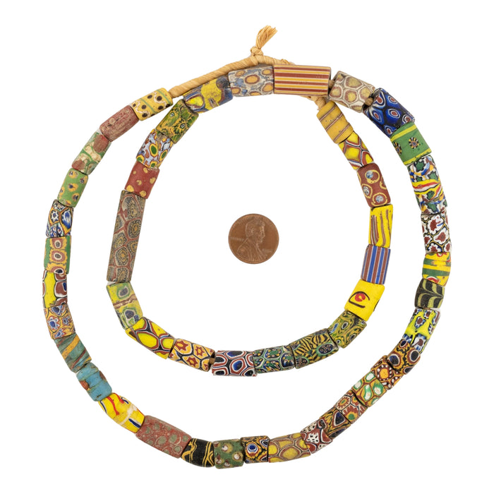 Antique Venetian Millefiori African Trade Beads #20706
