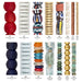 What's included in the Studio Collection bead sets, strands numbered 1-15