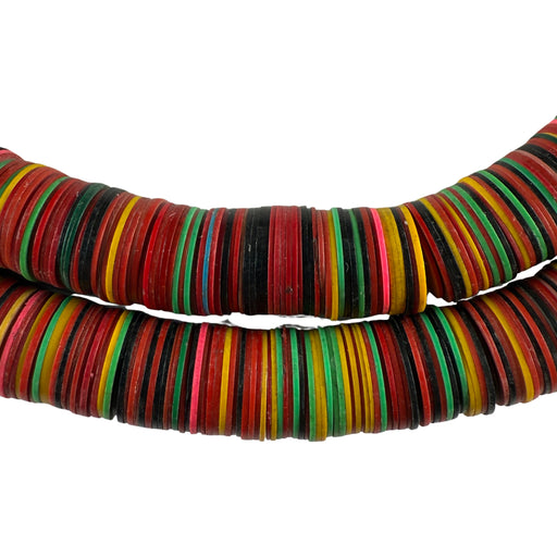 Vintage Vinyl Phono Record Beads (12-14mm) 20564