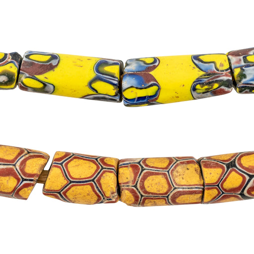 Thin Antique Venetian Millefiori African Trade Beads #20736