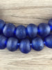 Hidden Gems: Jumbo Blue Recycled Glass Beads