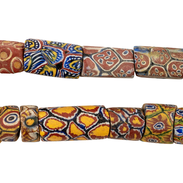 Antique Venetian Millefiori African Trade Beads #20668