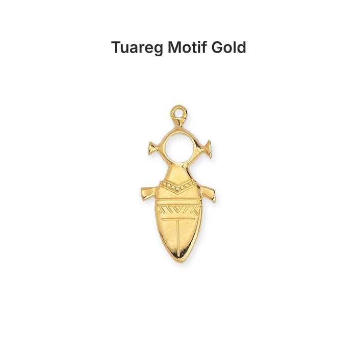 tuareg pendants 06 option motif gold