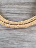 Hidden Gems: Mango Orange Vintage Czech Interlocking Snake Beads