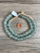 Hidden Gems: Clear Aqua Recycled Glass Beads (14mm)