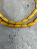 Hidden Gems: Vintage Yellow Venetian Watermelon Chevron Beads