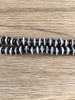 Hidden Gems: Black & White Striped Java Bone Beads