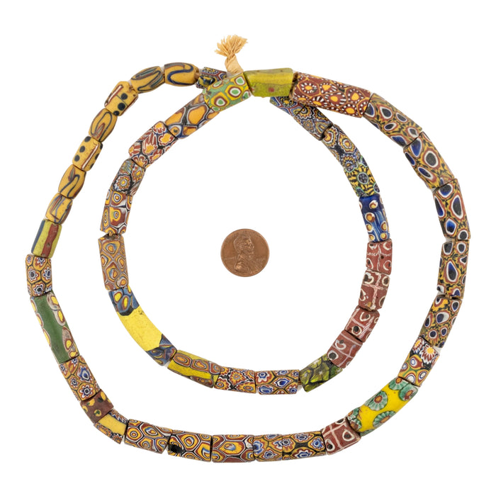 Antique Venetian Millefiori African Trade Beads #20671