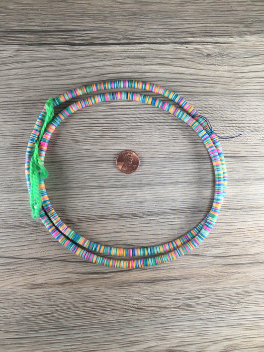 Hidden Gems: Multicolor Vinyl Heishi Beads