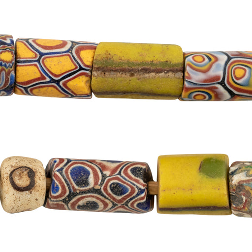 Antique Venetian Millefiori African Trade Beads #20695