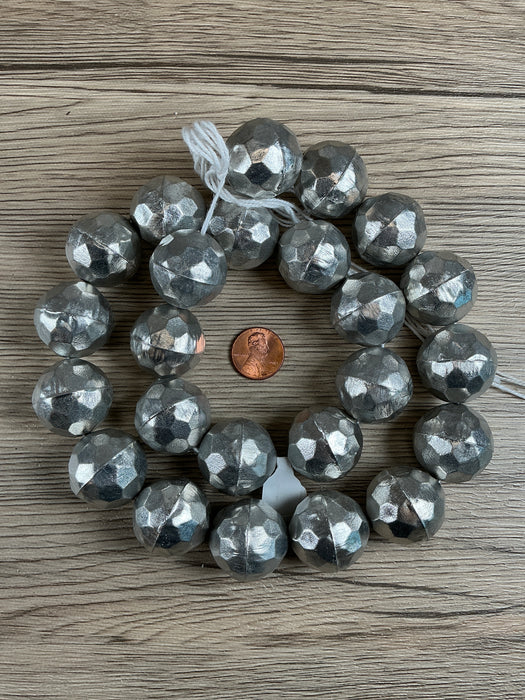 Hidden Gems: Faceted Aluminum Beads