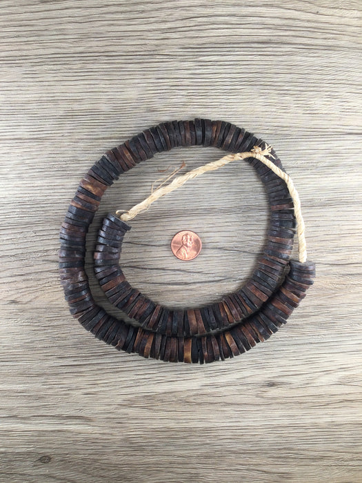 Hidden Gems: Brown Kenya Bone Button Beads