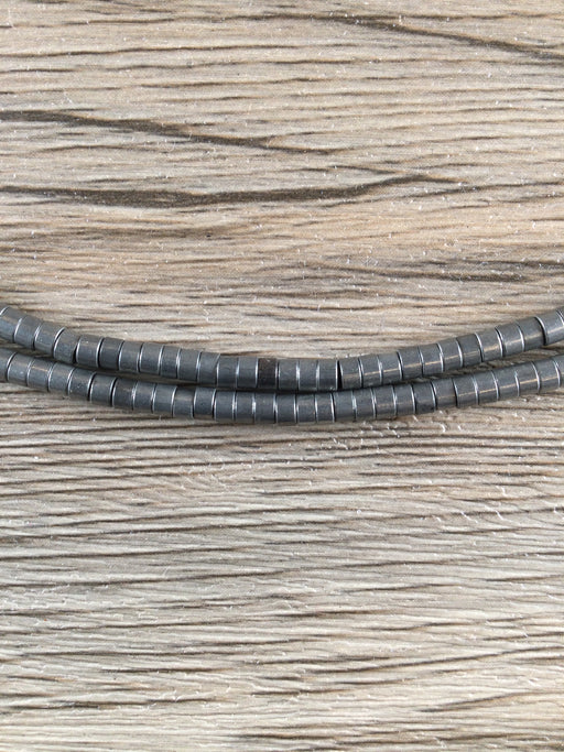 Hidden Gems: Silver Cylindrical Heishi Beads