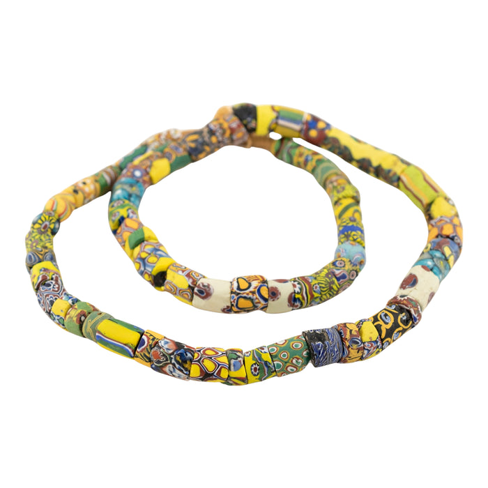 Antique Venetian Millefiori African Trade Beads #20667
