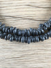 Hidden Gems: Black Nugget Heishi Java Glass Beads