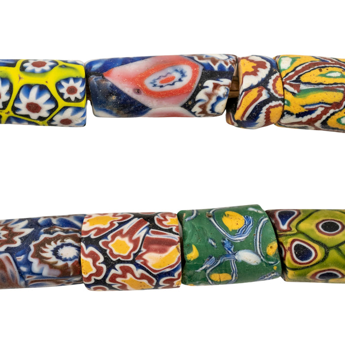 Antique Venetian Millefiori African Trade Beads #20692
