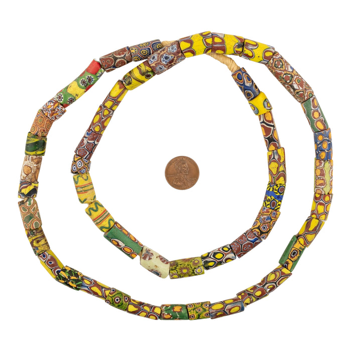 Antique Venetian Millefiori African Trade Beads #20701