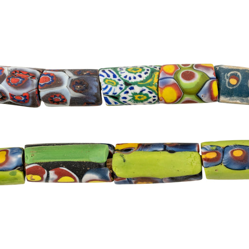 Thin Antique Venetian Millefiori African Trade Beads #20732