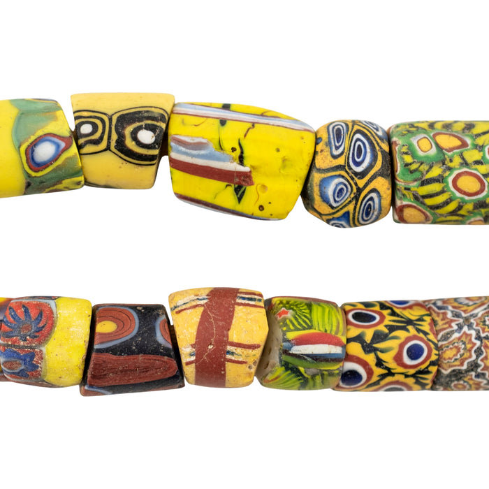 Antique Venetian Millefiori African Trade Beads #20657