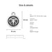 zodiac charms size details aries