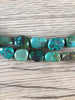 Hidden Gems: Turquoise Oval Nugget Beads
