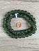 Hidden Gems: Dark Green Recycled Glass Beads (14mm)