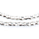 Shiny Silver Faceted Bicone Beads (5mm) - The Bead Chest
