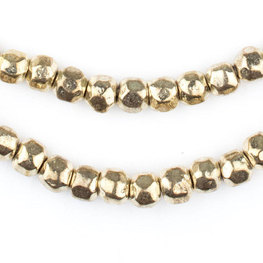 Rounded Gold Nugget Beads (6mm)
