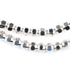 Faceted Silver Bicone Beads (6mm)