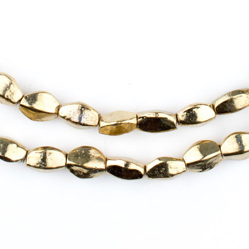 Gold Twisted Nugget Beads - The Bead Chest