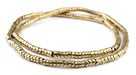 Brass Interlocking Snake Beads (6mm) - The Bead Chest