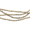 Tiny Brass Oval Beads (4x2mm)