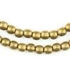 Smooth Brass Melon Beads (6mm)