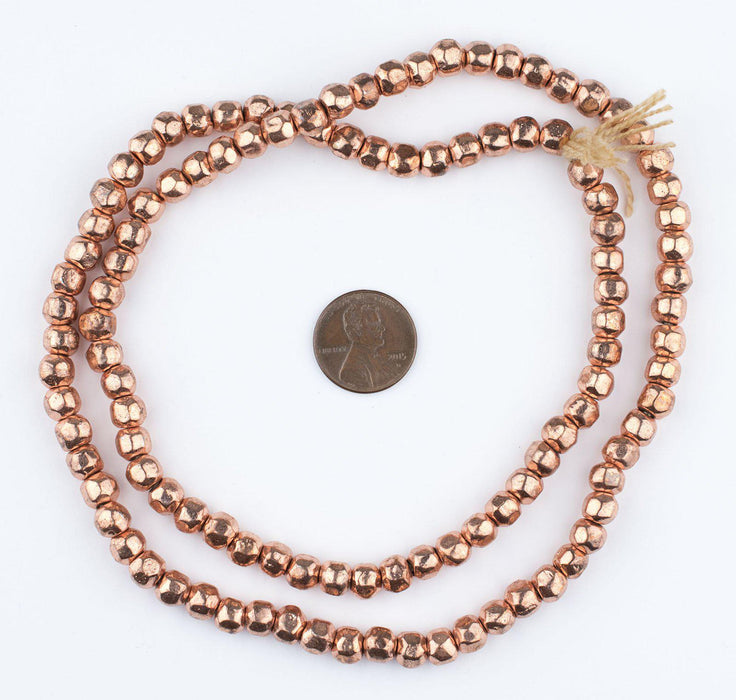 Rounded Copper Nugget Beads (6mm) - The Bead Chest