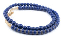Round Navy Blue Padre Beads (9mm) - The Bead Chest