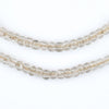 Clear Ghana Glass Beads (5mm)